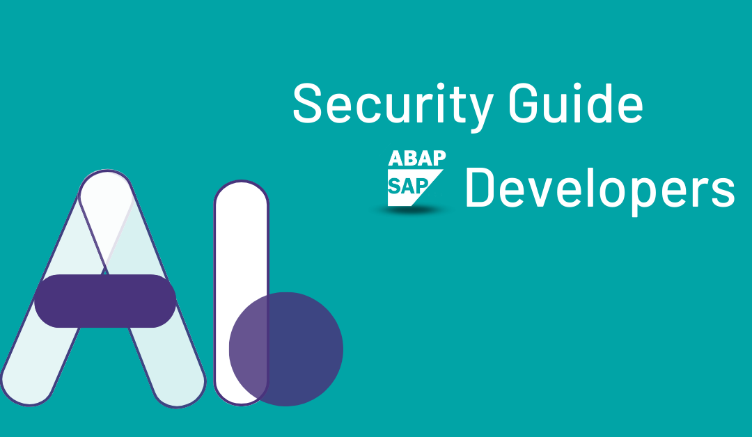 Security Guide for ABAP/SAP Developers