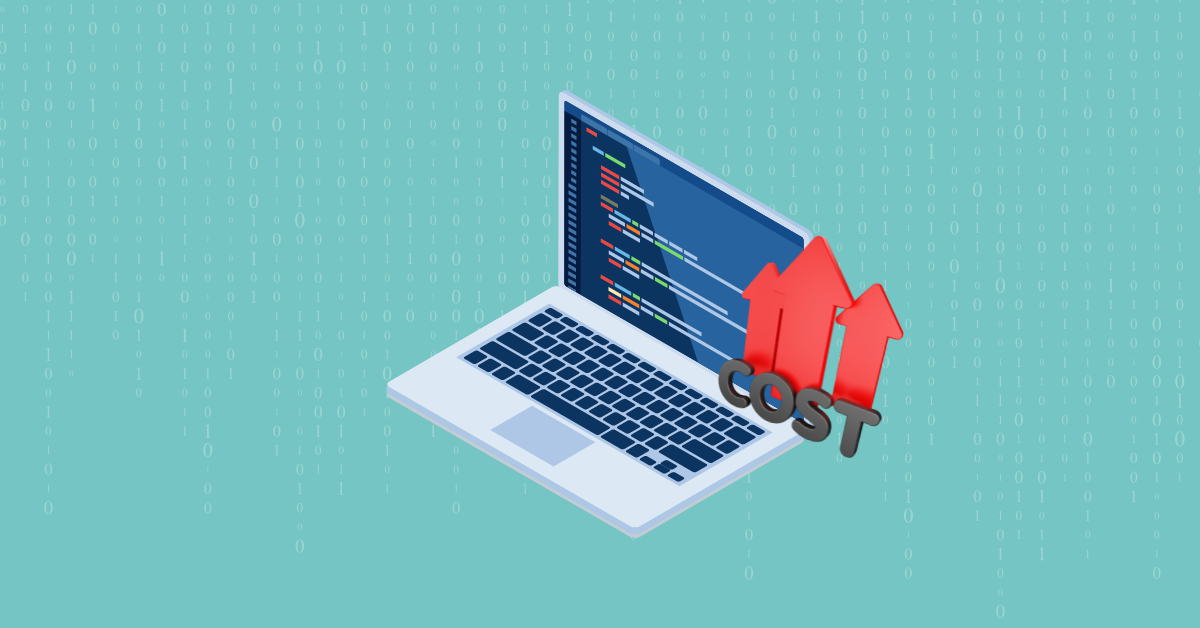 Cost of poor source code graphic