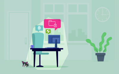 securing remote working graphic