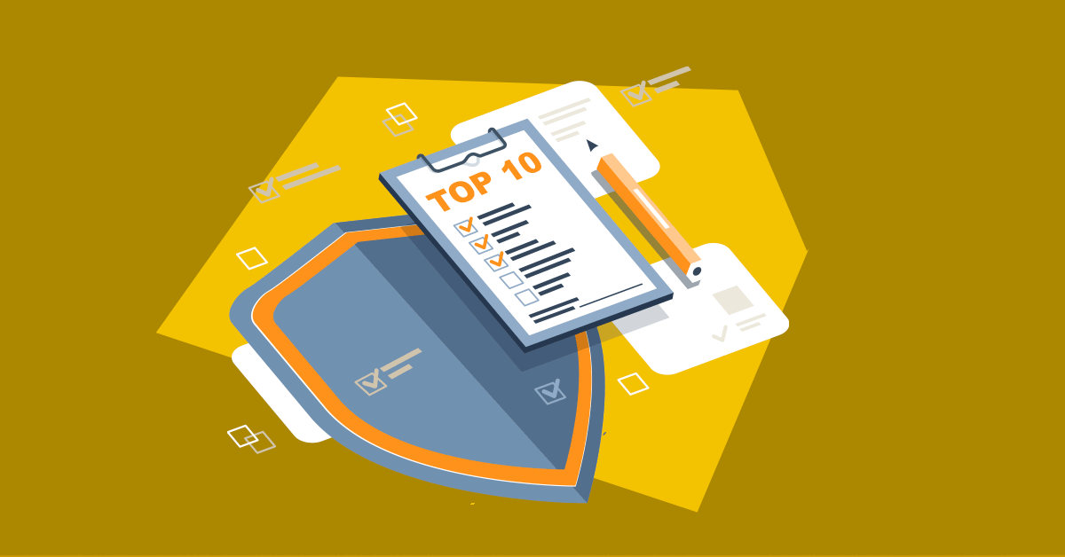 Top API security risks graphic