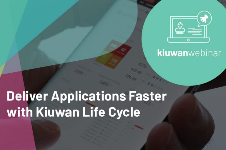 Deliver Applications Faster with Kiuwan webinar graphic